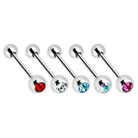 Body Candy Womens 16G Steel Pink Blue Ombre Soft Finish Labret Monroe Lip Ring Tragus Cartilage Stud 516". . Walmart tongue rings